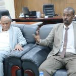 الأمين العام للصندوق القومي لرعاية الطلاب يلتقي مدير بنك أم درمان الوطني فرع السجانة